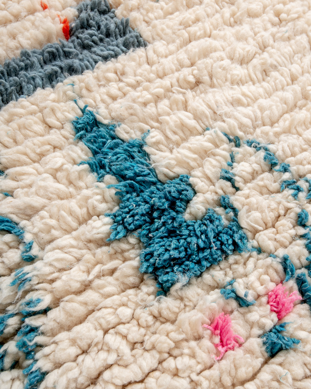 Modern designer handcrafted Berber rug from morocco Azilal with beautiful colors and patterns